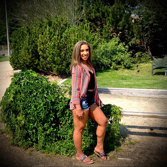 Striped blazer - Picture 4 of 5